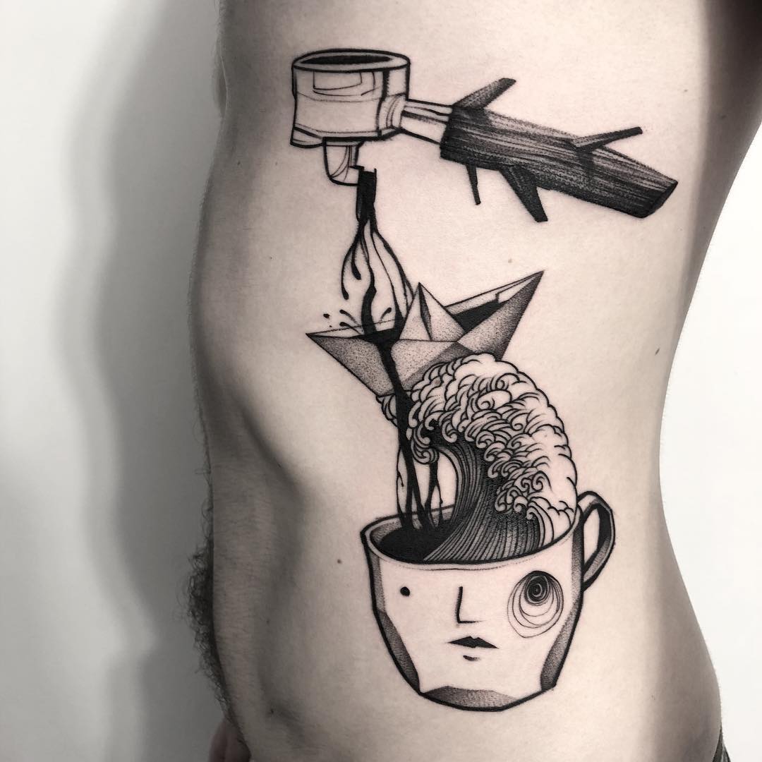 Patryk Chybowski Coffee Tattoo